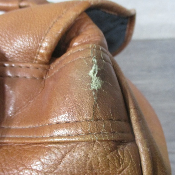 Vintage Frye Brown Leather Backpack - Picture 5 of 8